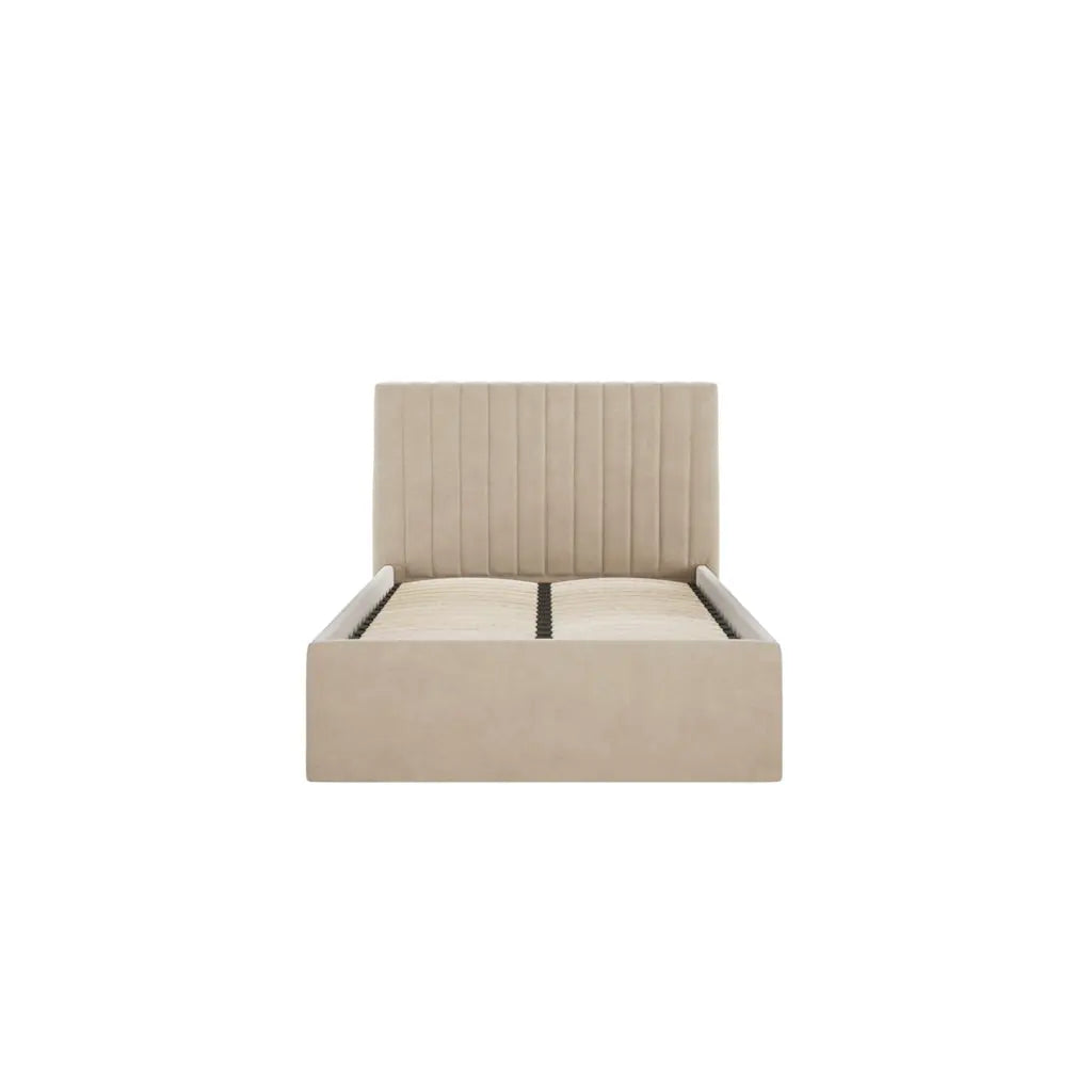 Berlin Beige Single Bed   Nicholas John Interiors