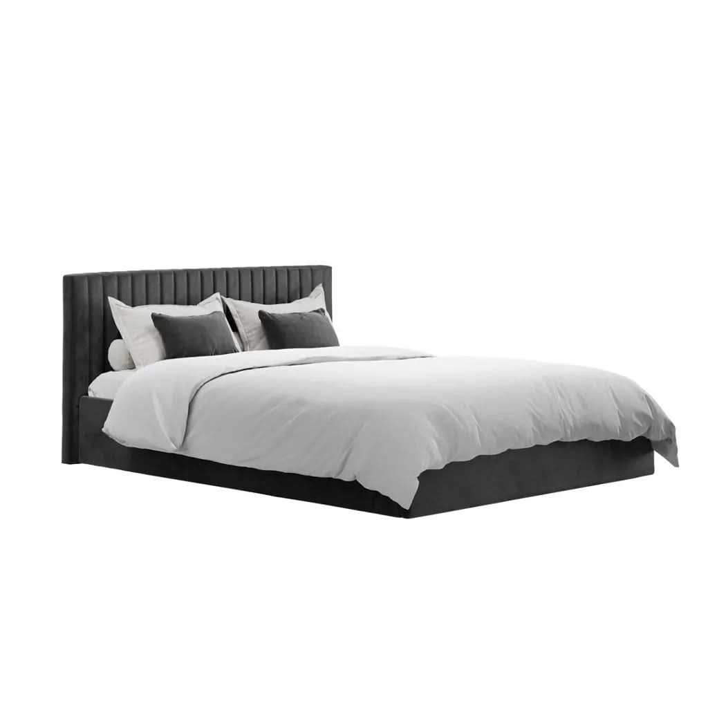 Berlin Black Bed   Nicholas John Interiors