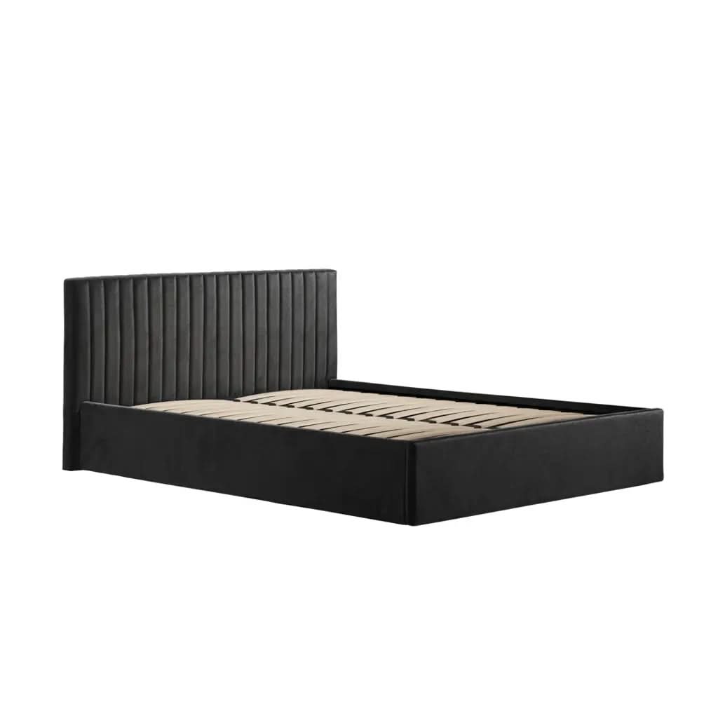 Berlin Black Bed   Nicholas John Interiors