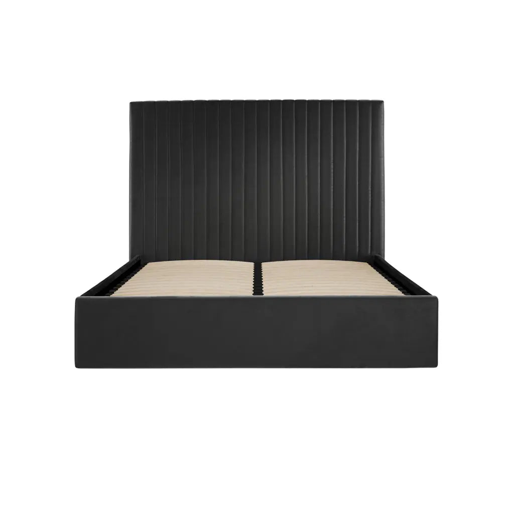 Berlin Black Tall Bed   Nicholas John Interiors
