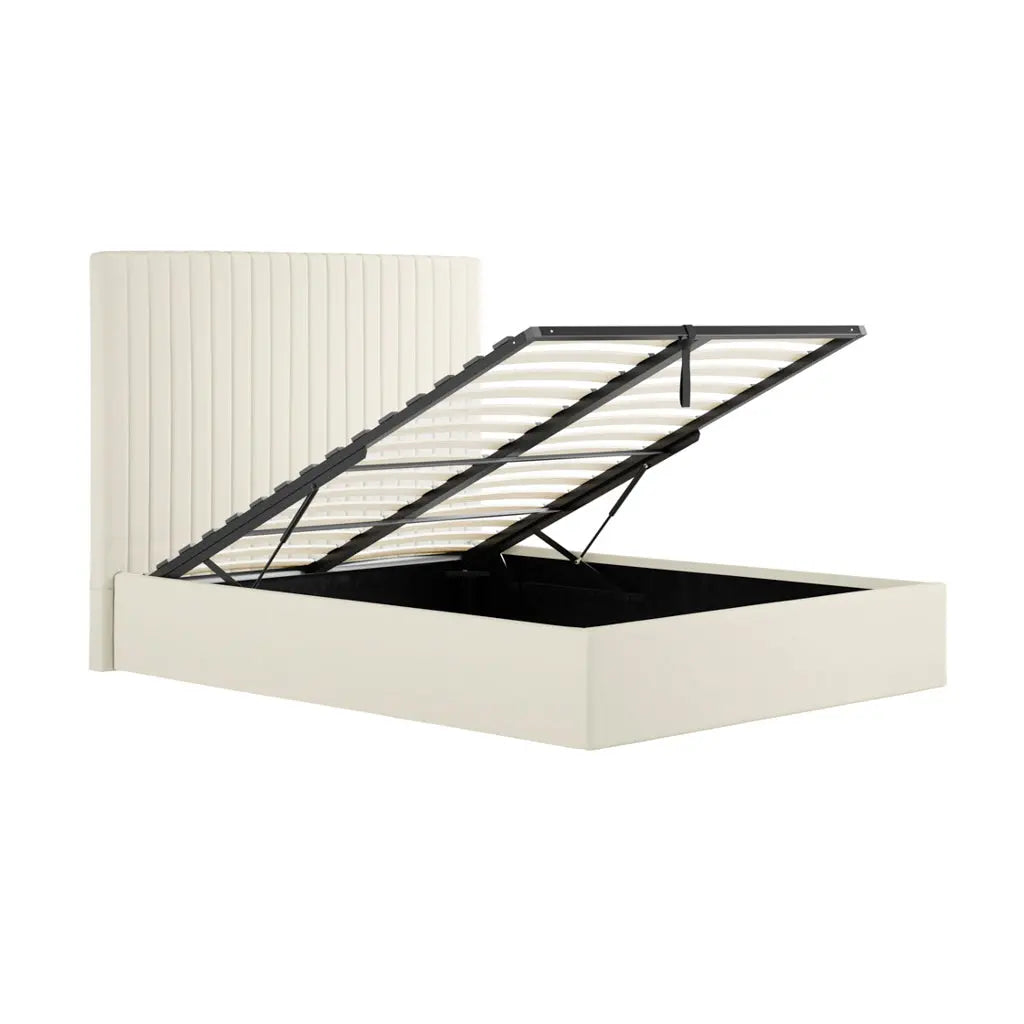 Berlin Milk Tall Bed   Nicholas John Interiors