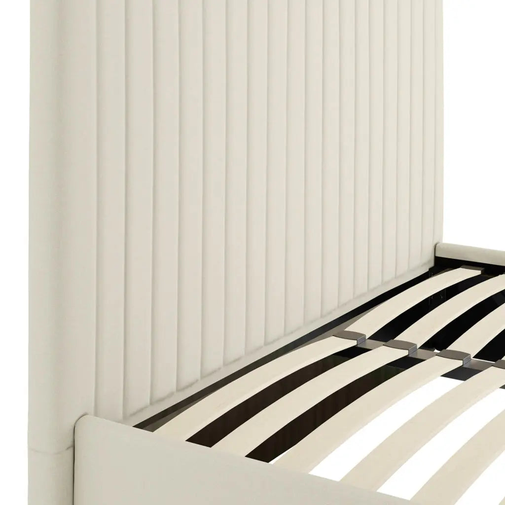 Berlin Milk Tall Bed   Nicholas John Interiors