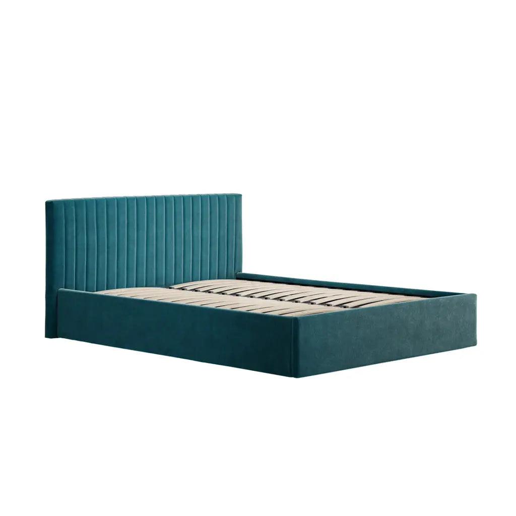 Berlin Teal Bed   Nicholas John Interiors