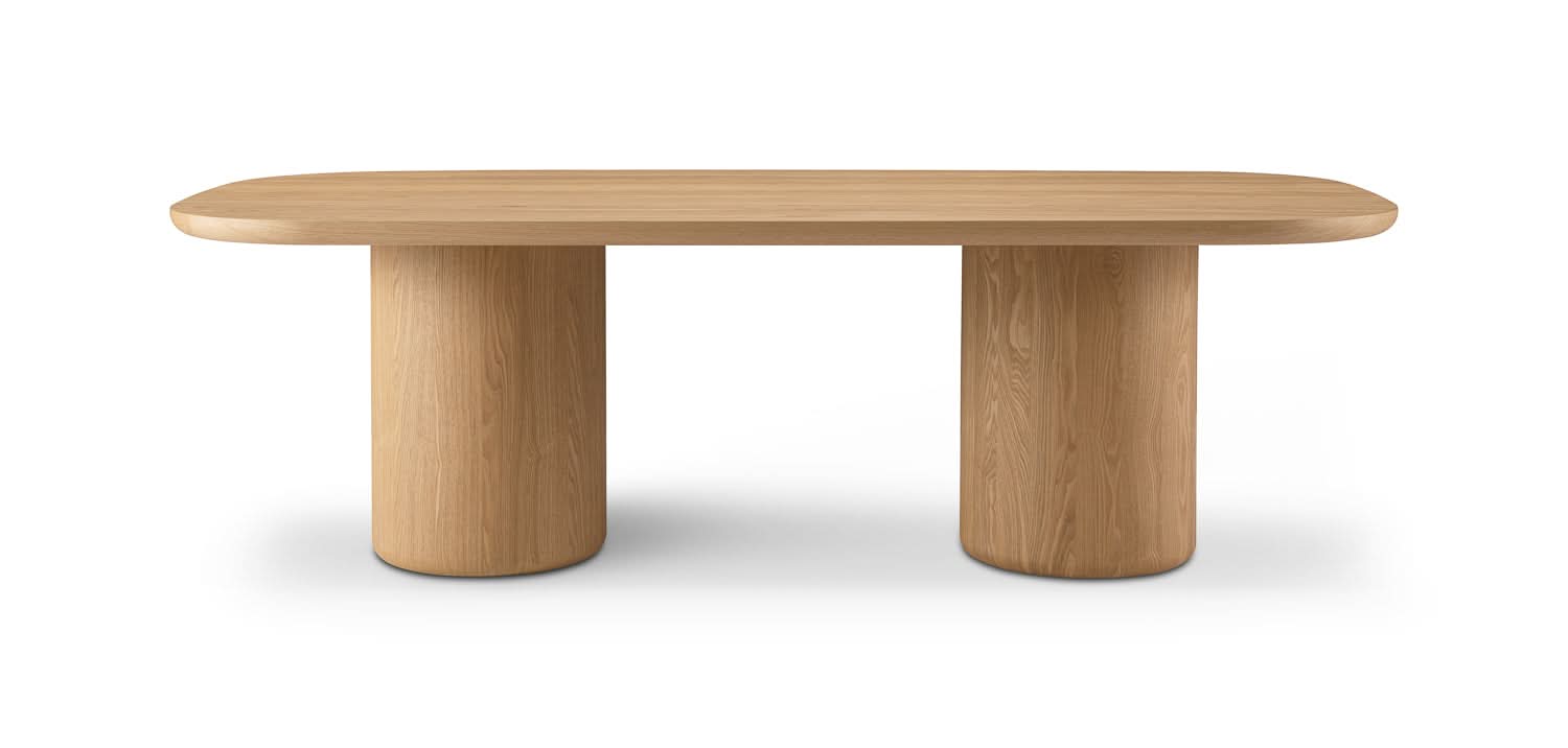 Berwick Dining Table 240 - Ash Oak   Nicholas John Interiors