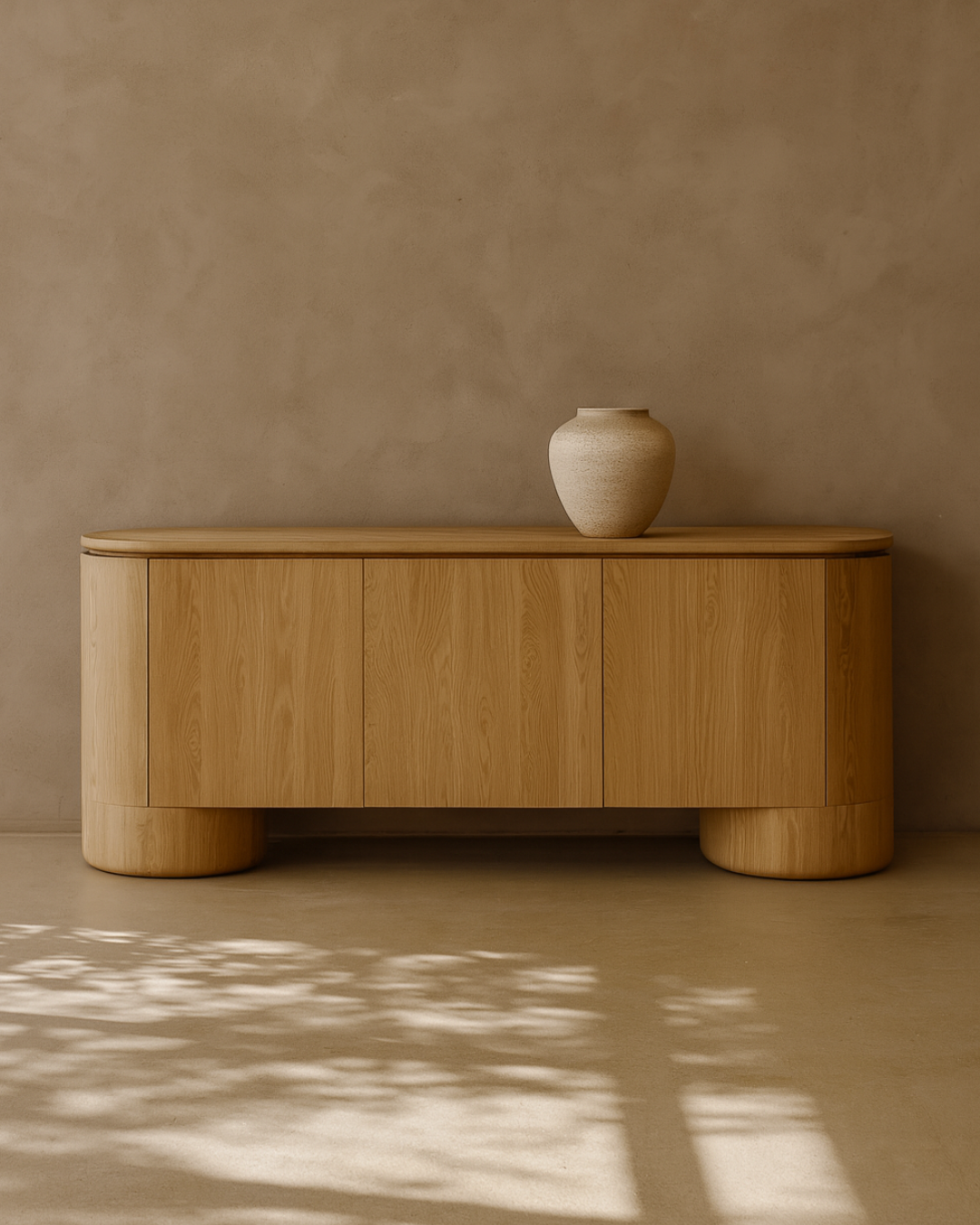 Berwick Buffet - Ash Oak - 3 Door   Nicholas John Interiors
