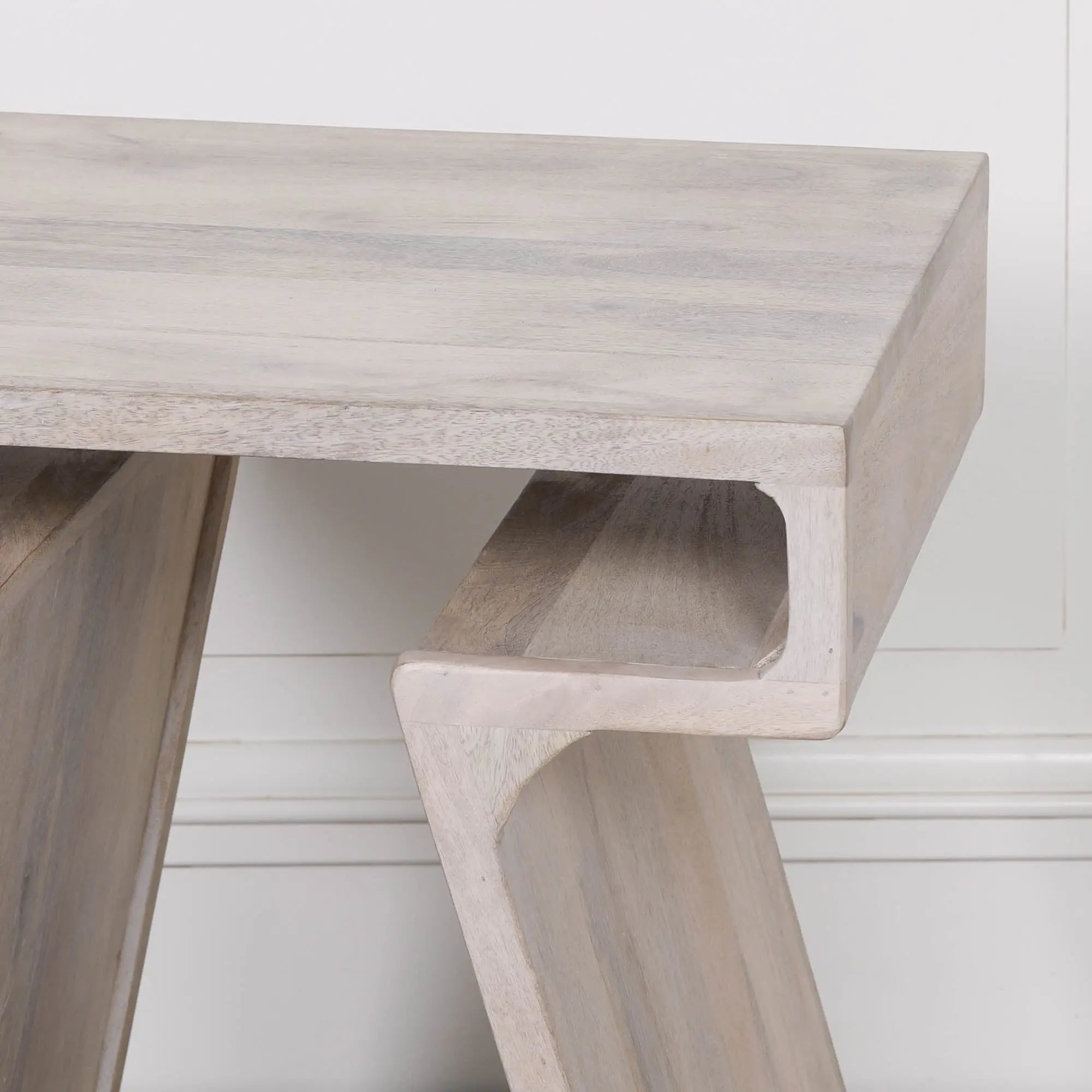 Blanchie Wooden Nesting Side Occasional Table   Nicholas John Interiors