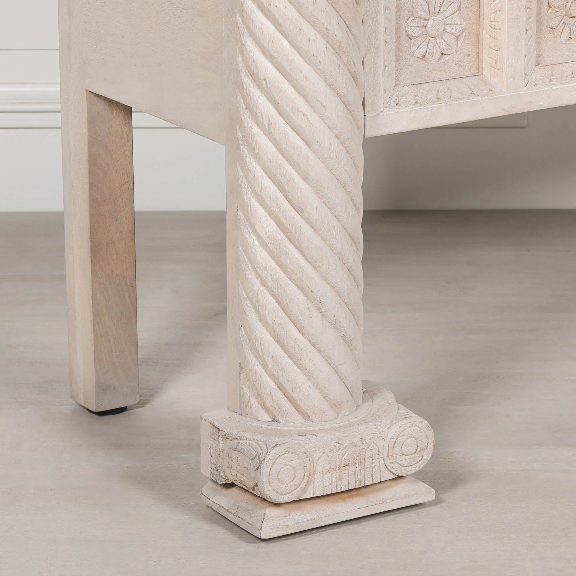 Blanchie Wooden Shop/Reception Desk   Nicholas John Interiors