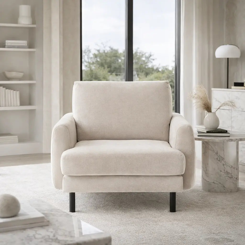 Bloomsbury Armchair Verona Ghost   Nicholas John Interiors