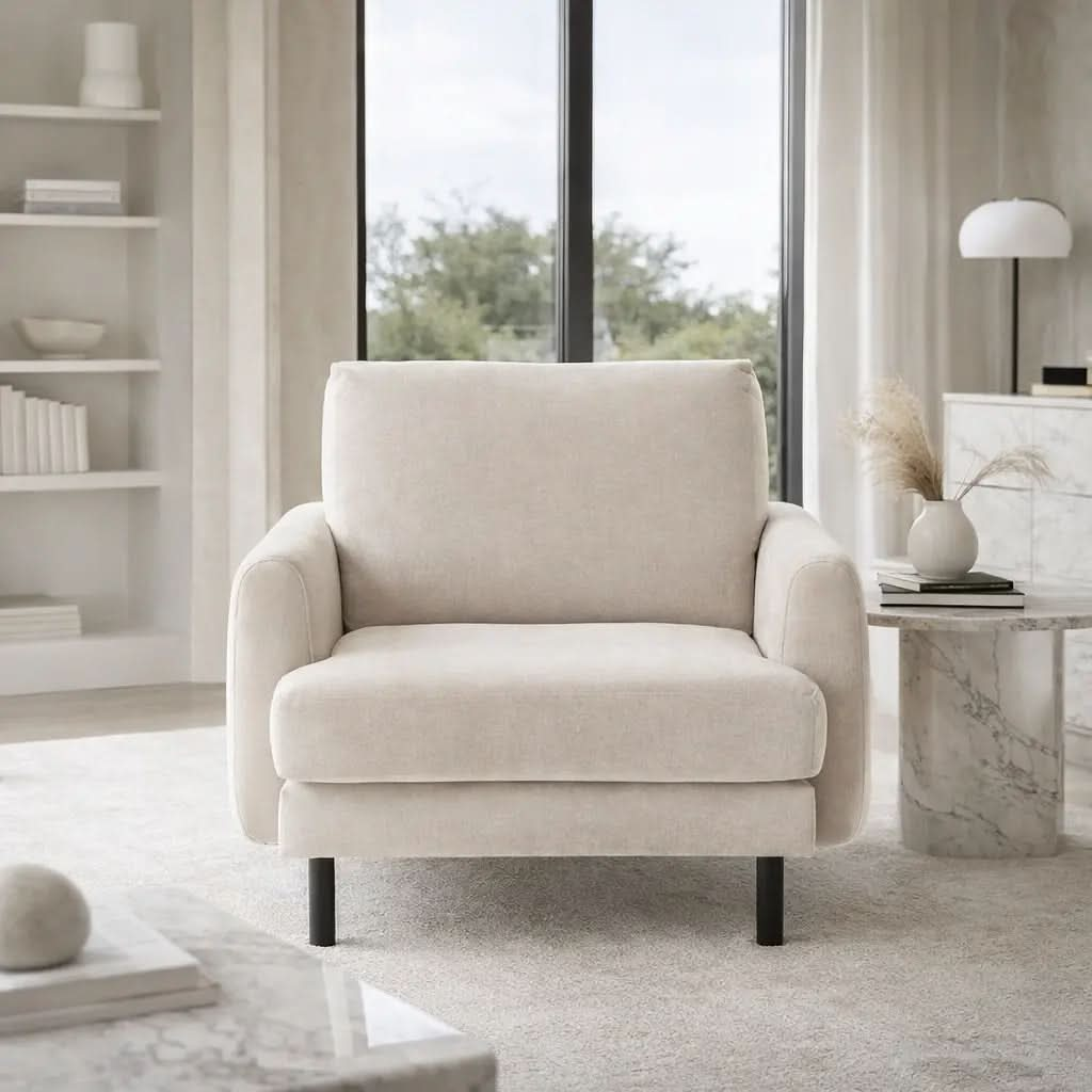 Bloomsbury Armchair Verona Ghost   Nicholas John Interiors
