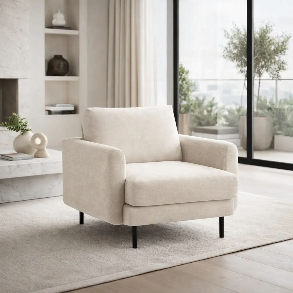Bloomsbury Armchair Verona Ghost   Nicholas John Interiors