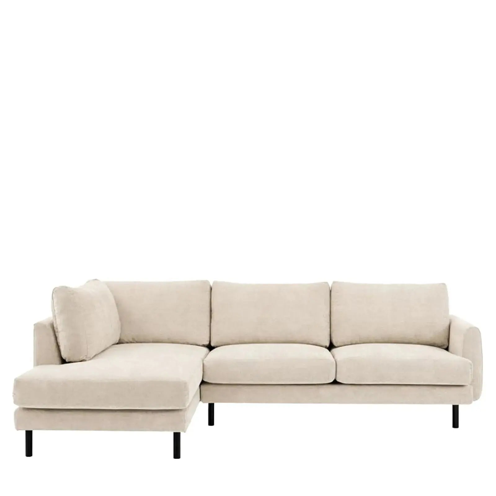 Bloomsbury Chaise Sofa Left Hand - Verona Ghost   Nicholas John Interiors