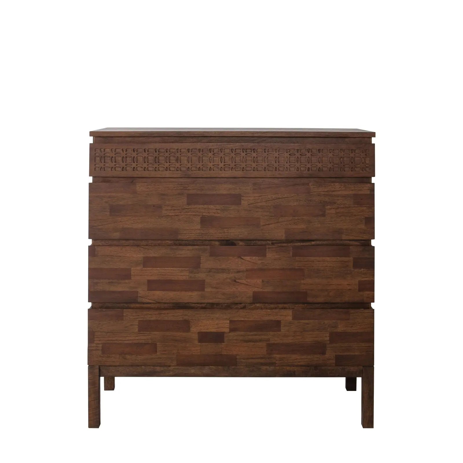Bohara 4 Drawer Chest in Brown   Nicholas John Interiors