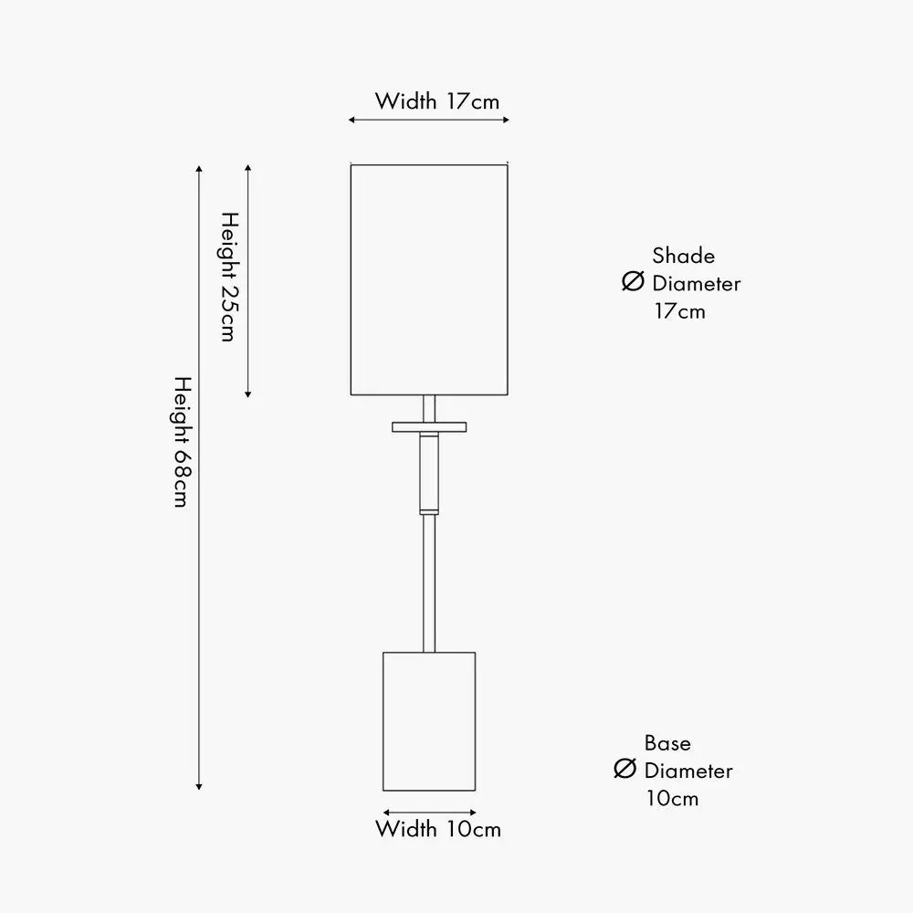Bonham Natural Wood Veneer & Silver Metal Table Lamp  Nicholas John Interiors