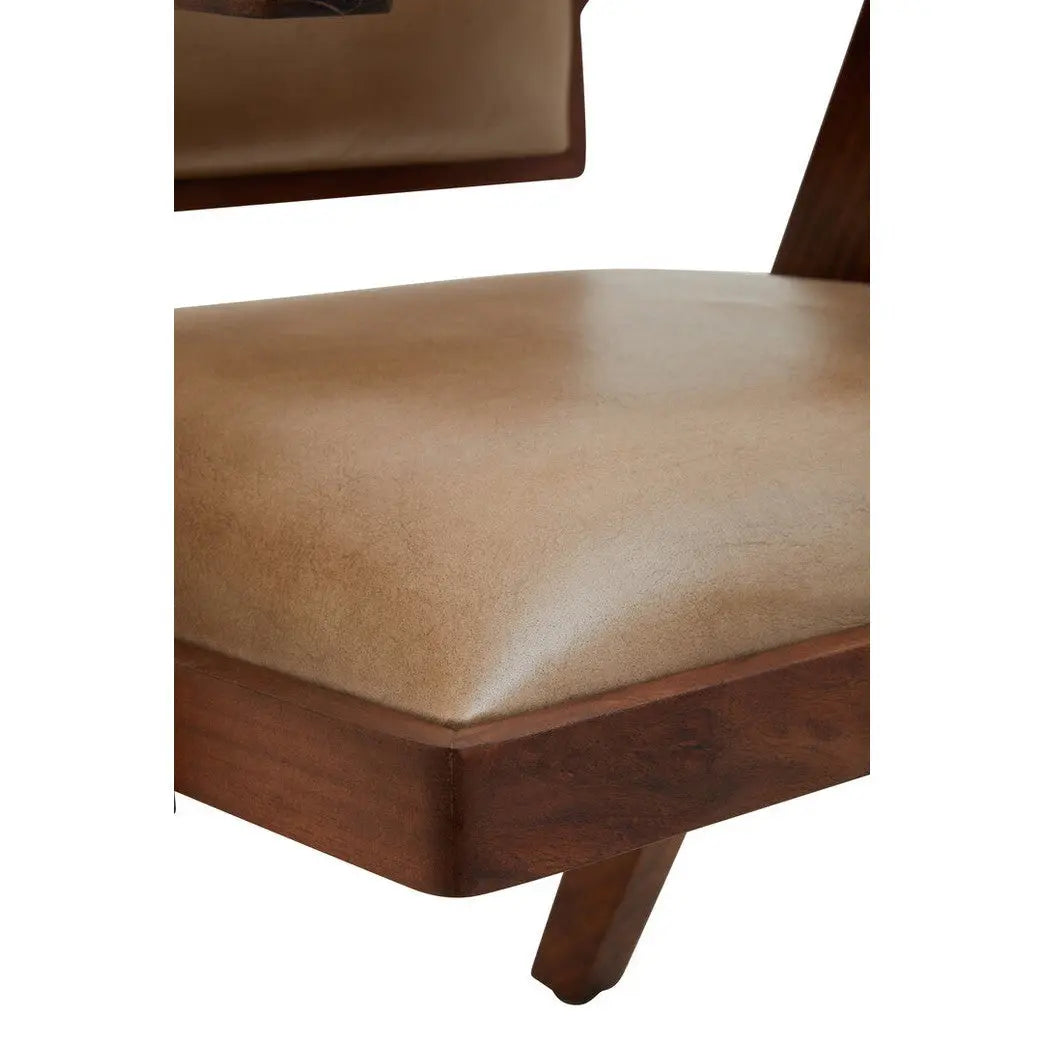 Bronson Natural Leather Armchair   Nicholas John Interiors