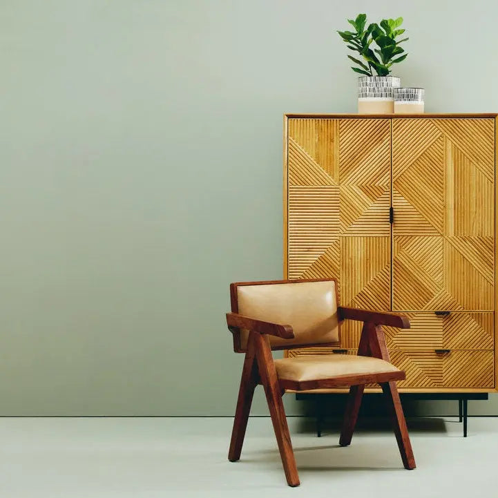 Bronson Natural Leather Armchair   Nicholas John Interiors