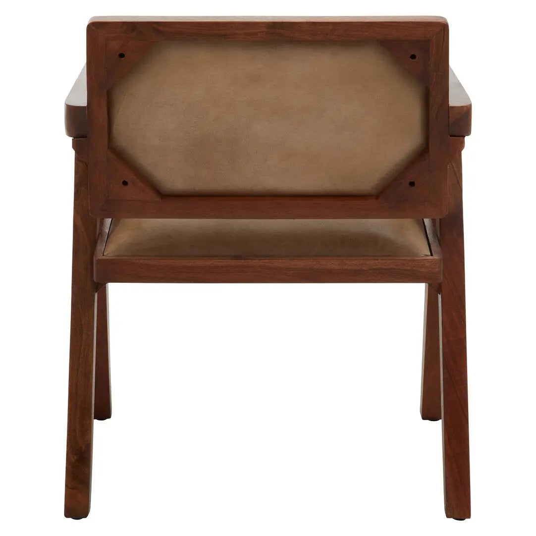 Bronson Natural Leather Armchair   Nicholas John Interiors