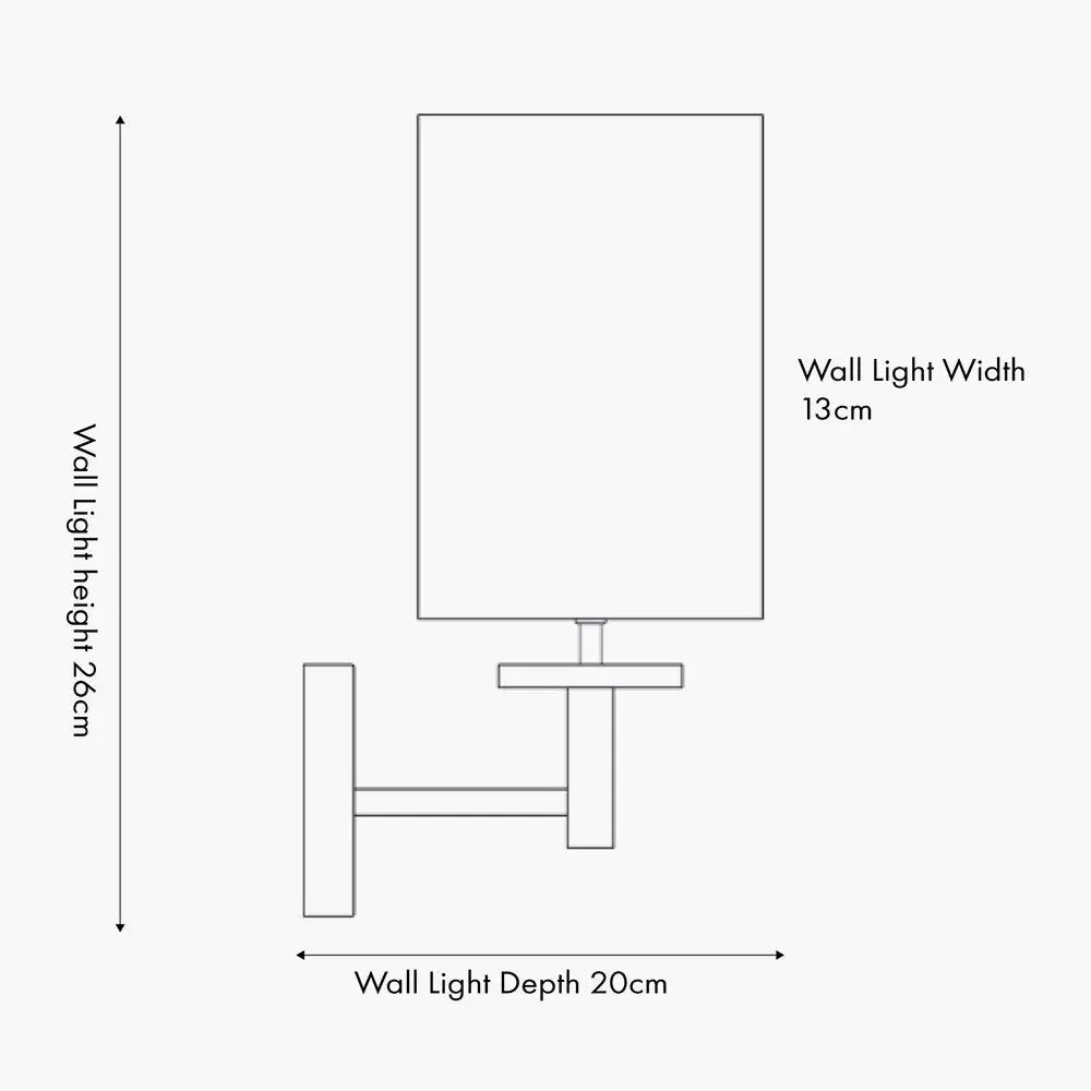 Bryce Black and Gold Metal Wall Light  Nicholas John Interiors