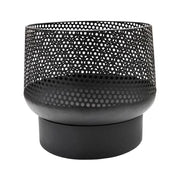 Buttermere Basket Outdoor Fire Pit Black  Nicholas John Interiors