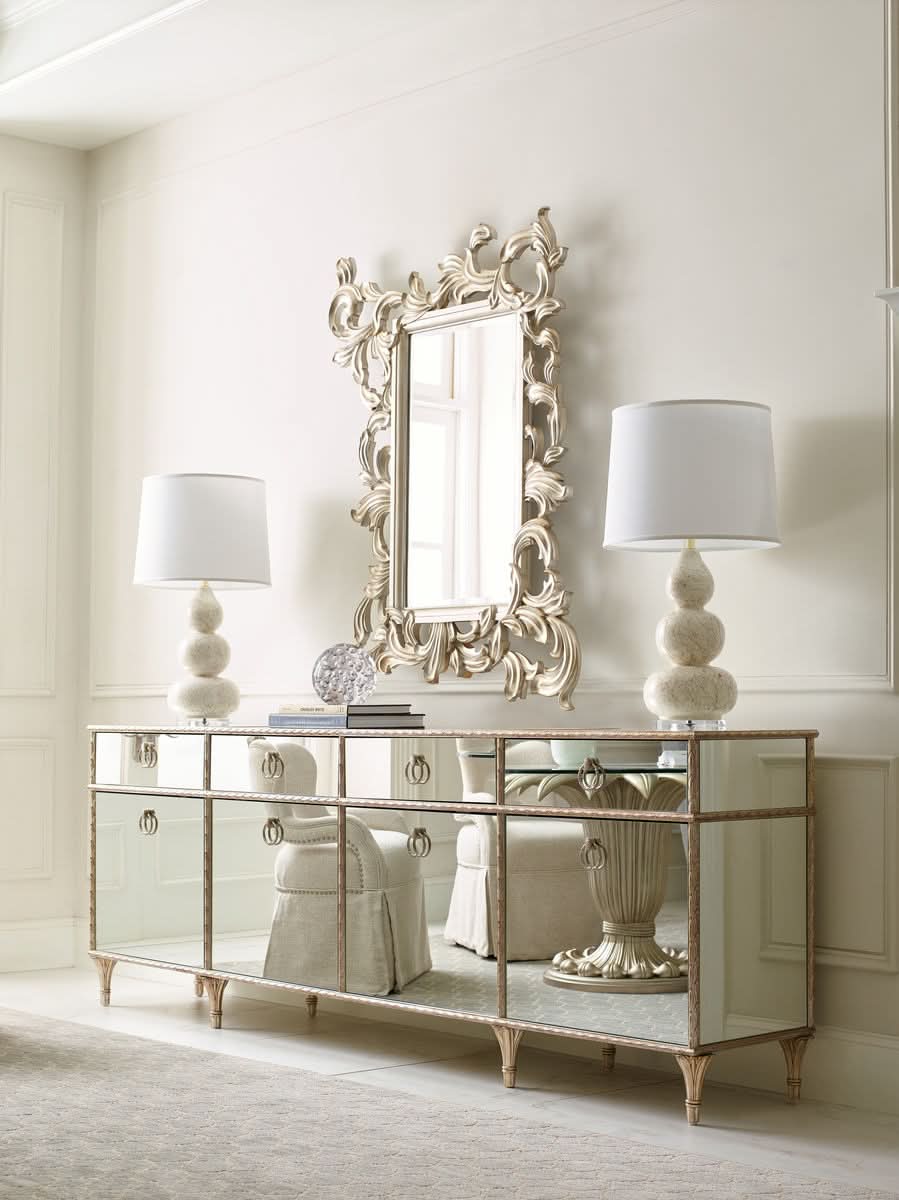Caracole Fontainebleau Media Console   Nicholas John Interiors