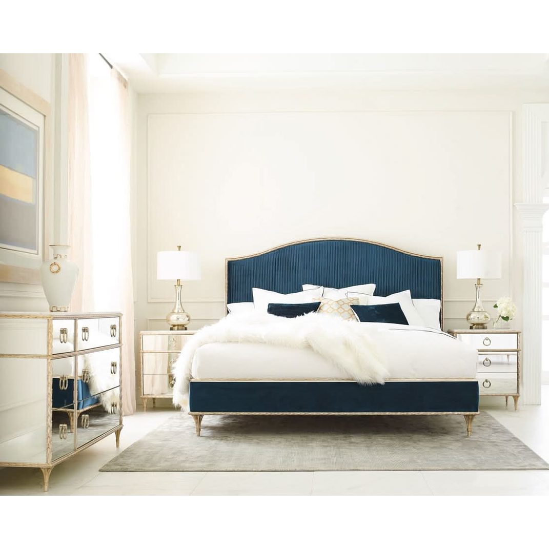 Caracole Fontainebleau Mirrored Bedside Table   Nicholas John Interiors