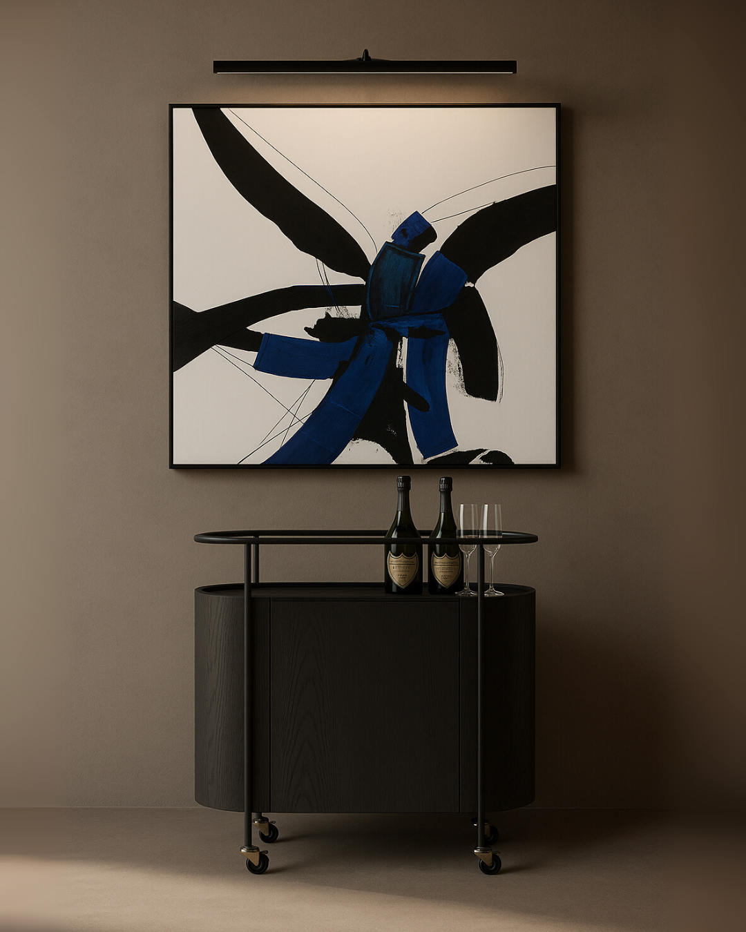 Tommy Franks Alpha Oil Canvas   Nicholas John Interiors