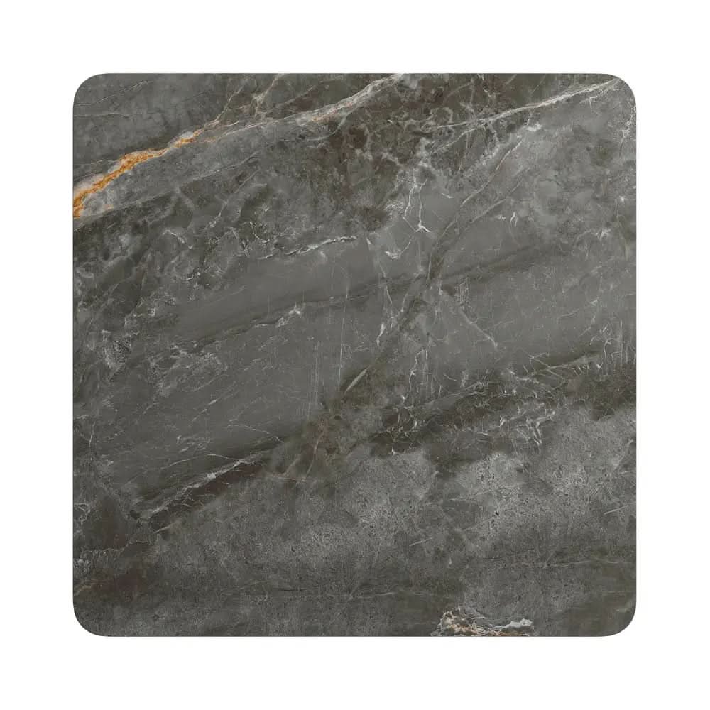 Cartier Square Gloss Grey Ceramic Dining Table - 80cm03