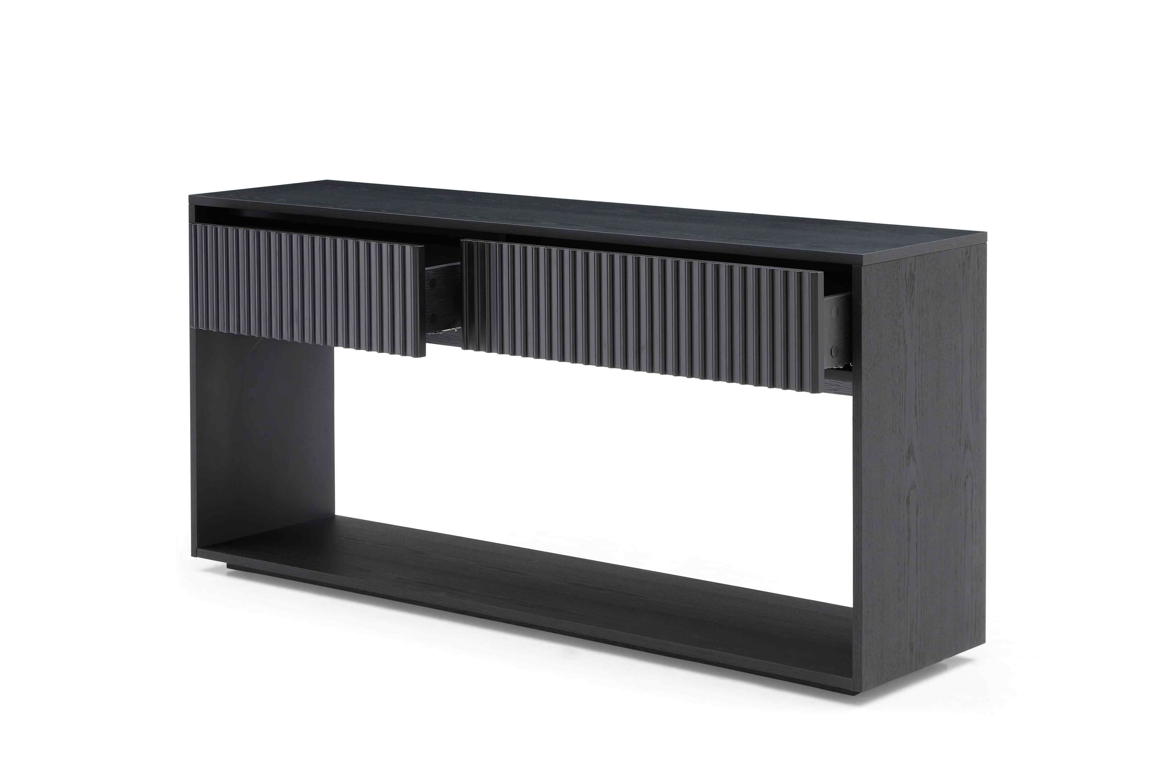 Tommy Franks Costine Console Table - Black   Nicholas John Interiors