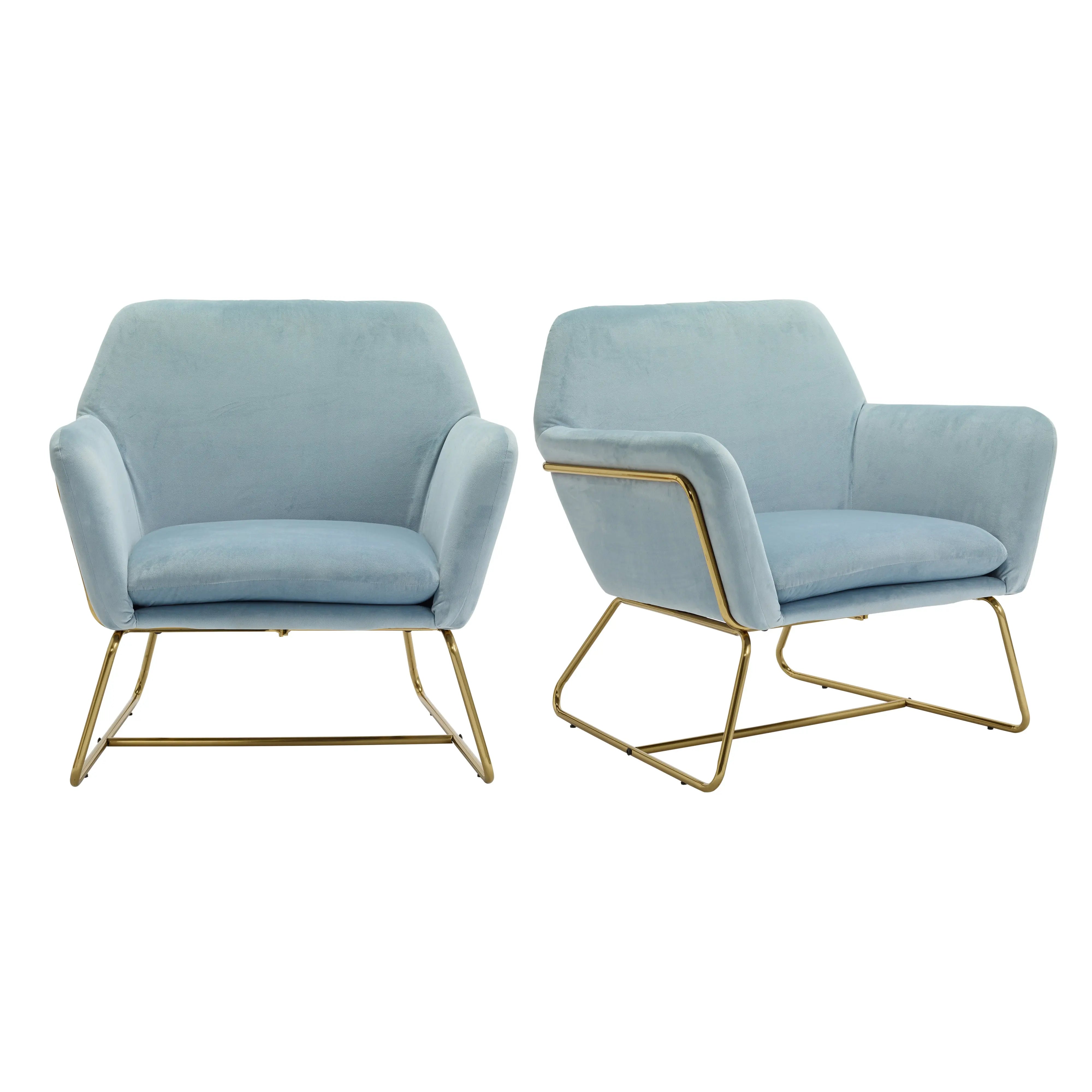 Ashford & Grey Charles Sky Blue Chair  Nicholas John Interiors