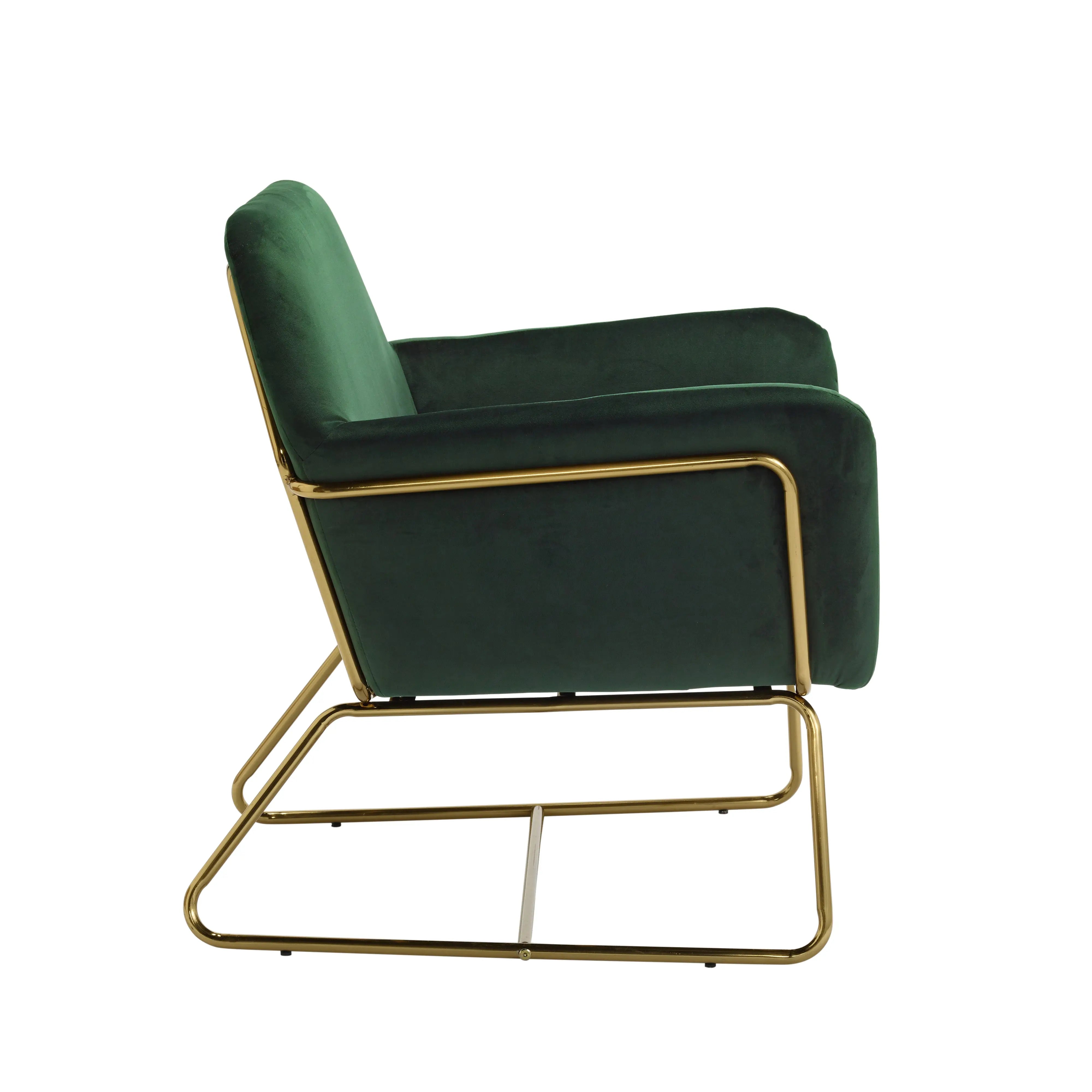 Ashford & Grey Charles Racing Green Chair  Nicholas John Interiors