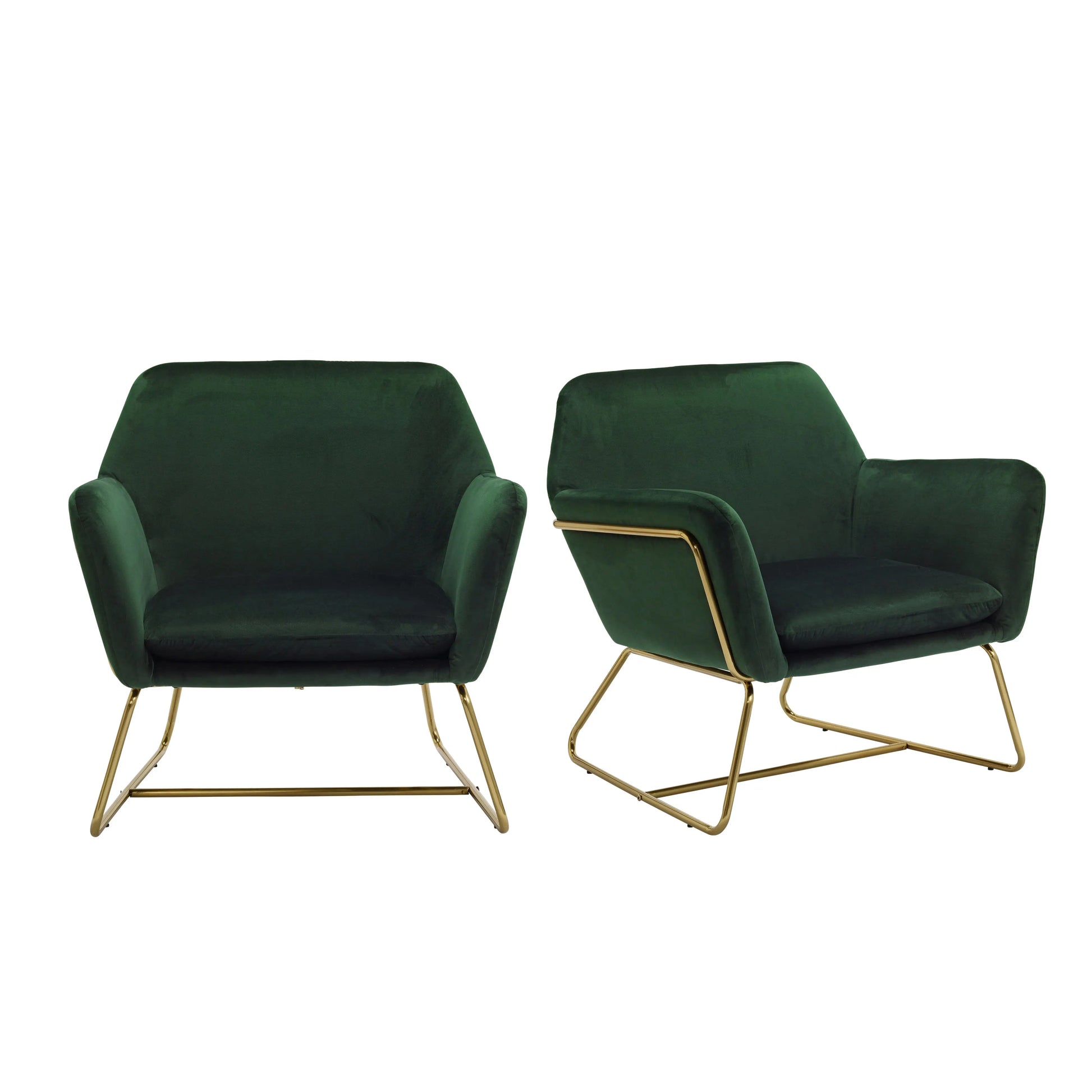 Ashford & Grey Charles Racing Green Chair  Nicholas John Interiors