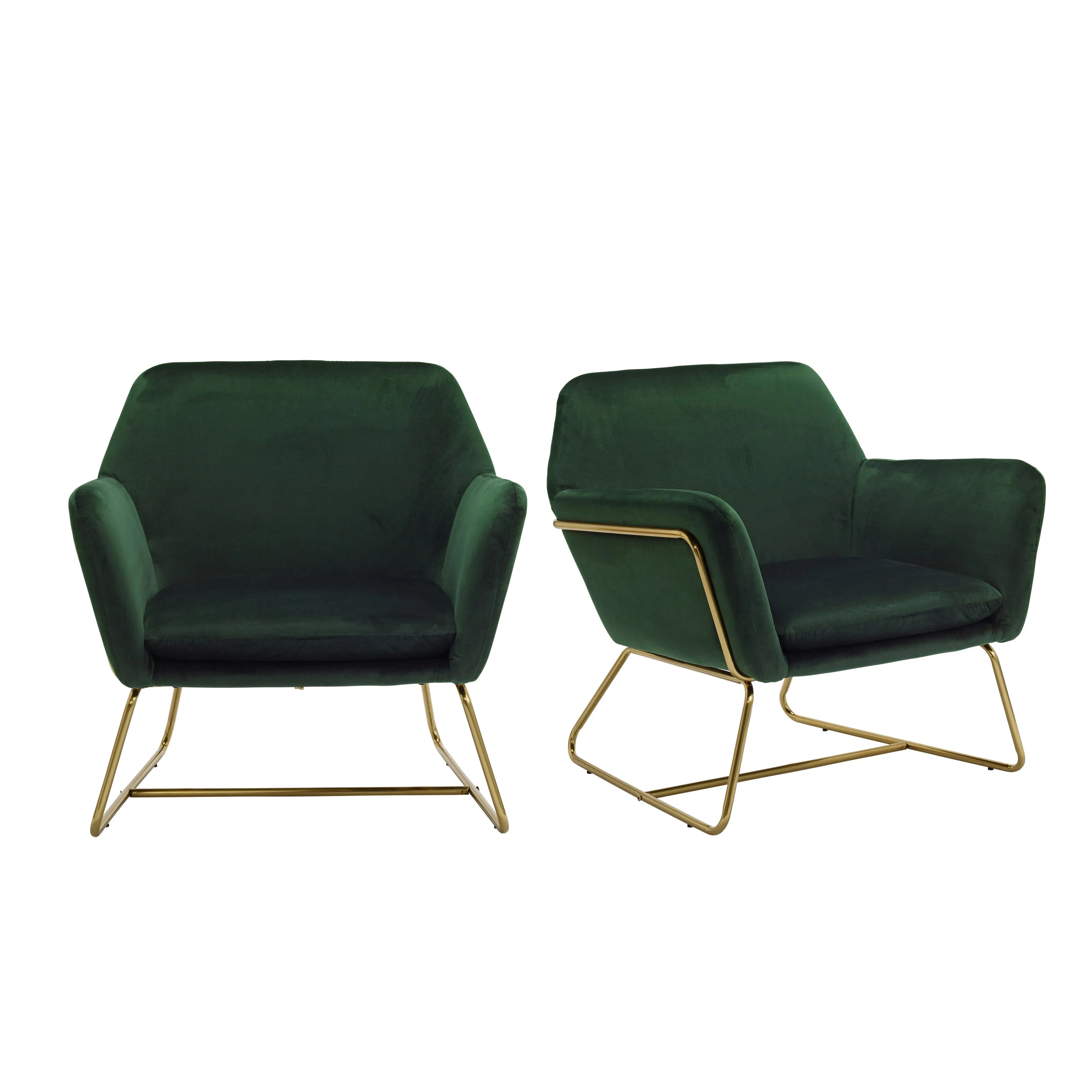 Ashford & Grey Charles Racing Green Chair  Nicholas John Interiors