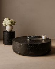 Ciladro Coffee Table - Faux Black Marble - Large   Nicholas John Interiors