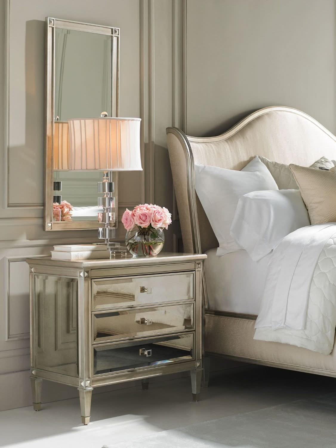 Caracole A Classic Beauty Bedside Table   Nicholas John Interiors