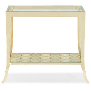 Caracole A Precise Pattern Side Table   Nicholas John Interiors