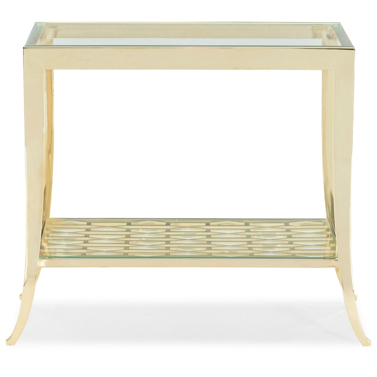 Caracole A Precise Pattern Side Table   Nicholas John Interiors