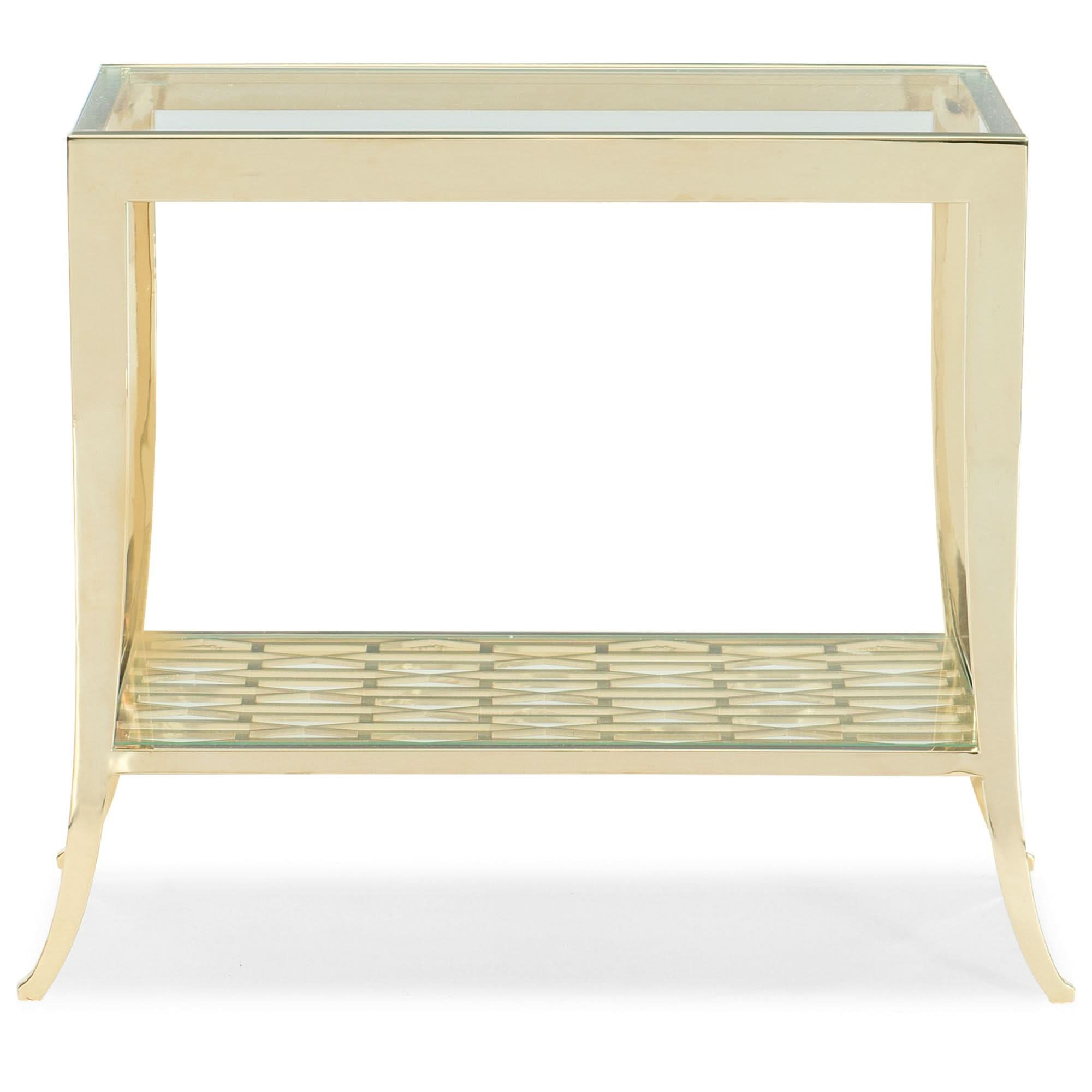Caracole A Precise Pattern Side Table   Nicholas John Interiors