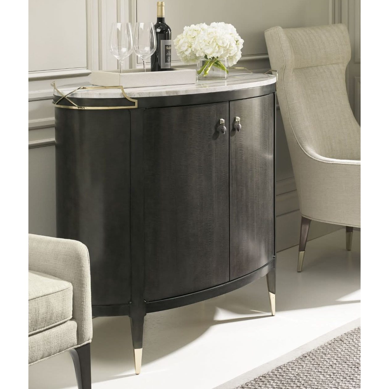 Caracole Mix-ology Cabinet   Nicholas John Interiors