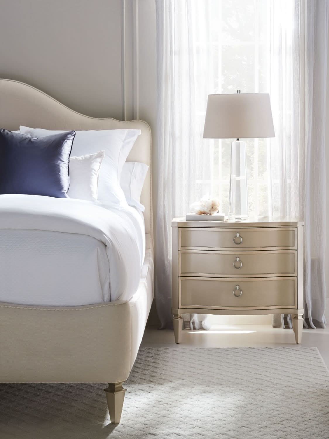 Caracole Next To Me Bedside Table   Nicholas John Interiors
