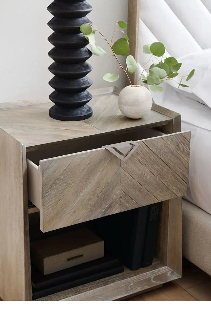 Caracole Earthly Delight Bedside Table   Nicholas John Interiors