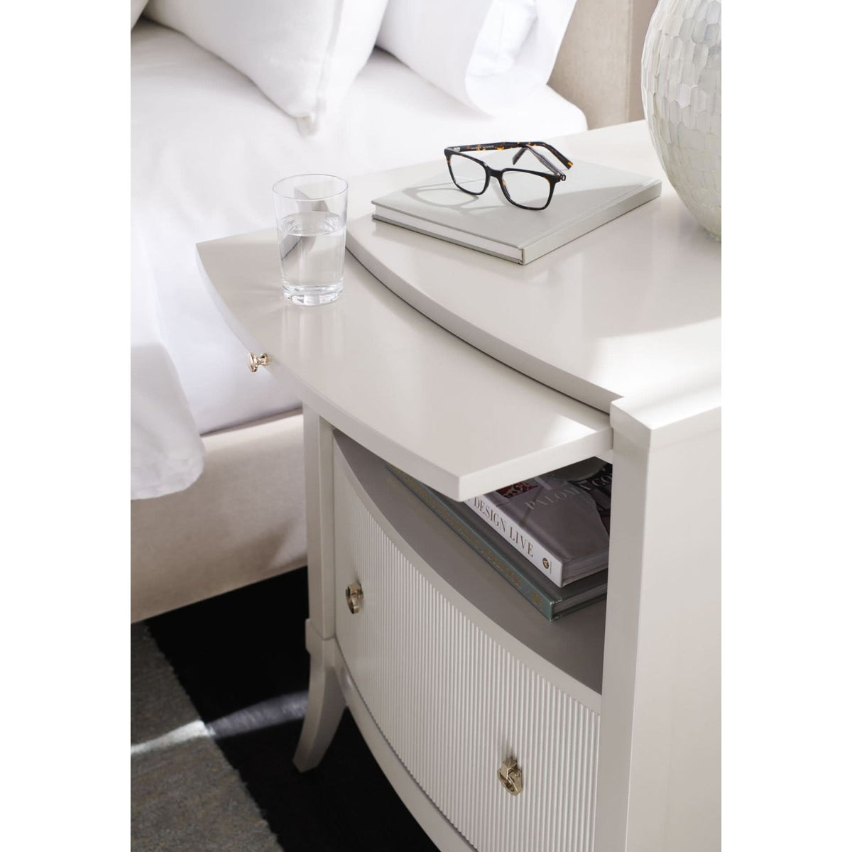 Caracole New Love Bedside Table   Nicholas John Interiors