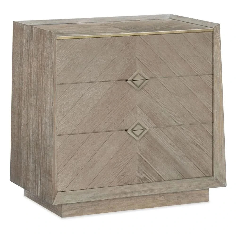 Caracole Crossed Purposes Bedside Table   Nicholas John Interiors