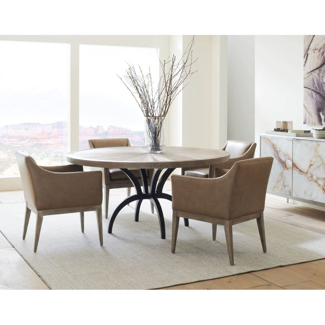 Caracole Rough and Ready Round Dining Table - 137cm   Nicholas John Interiors