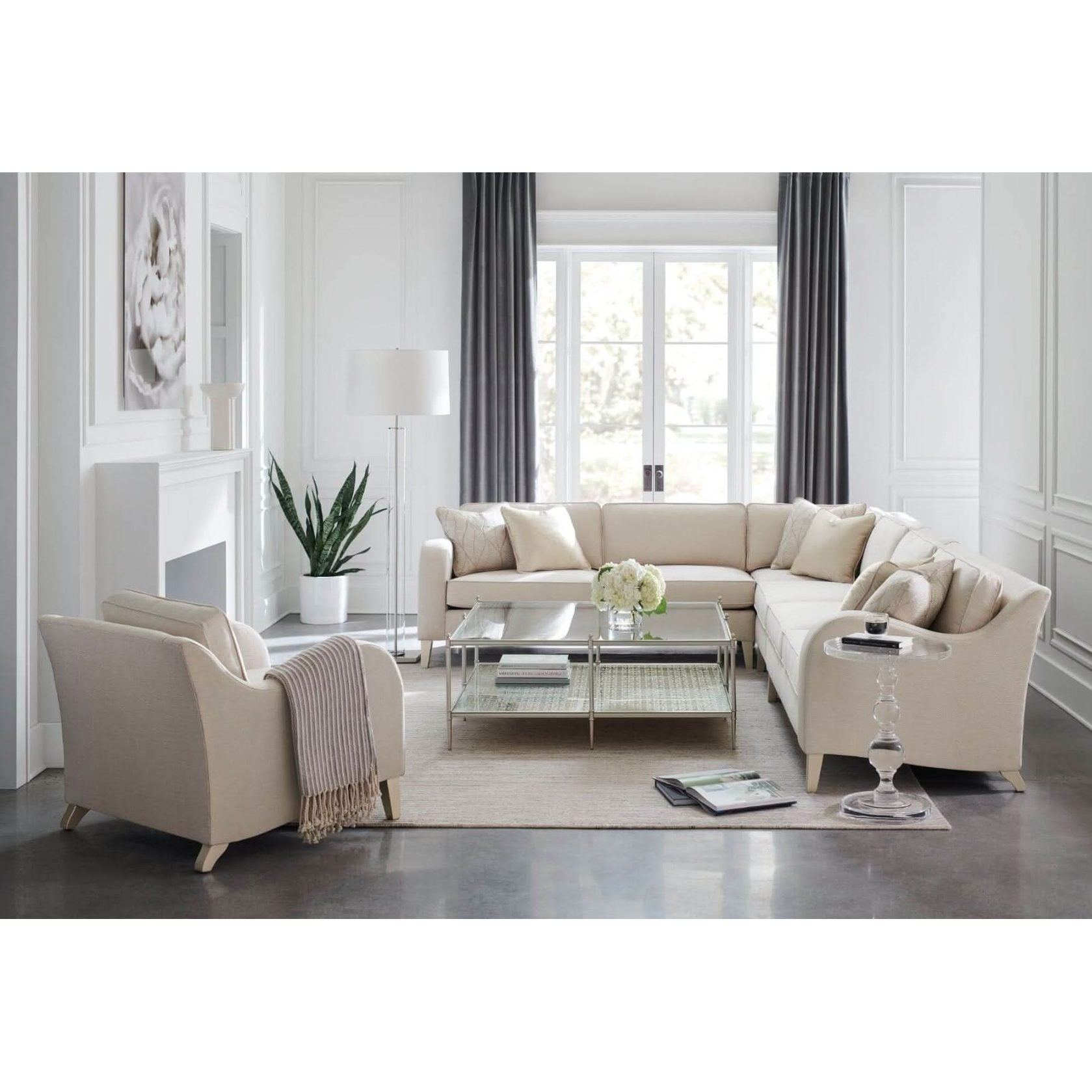 Caracole Perfectly Square Coffee Table   Nicholas John Interiors