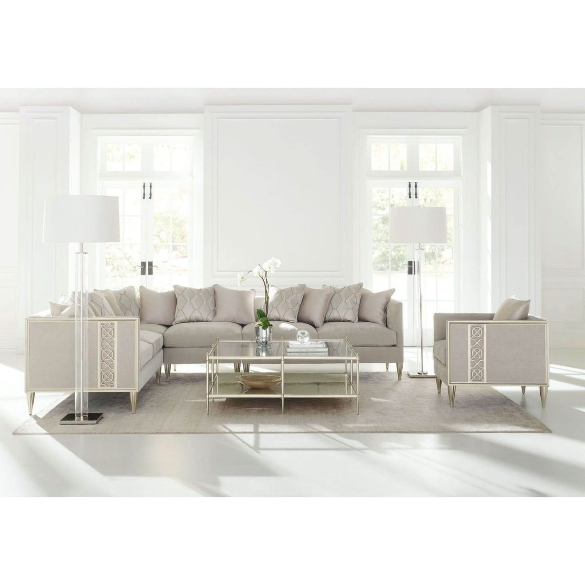 Caracole Perfectly Square Coffee Table   Nicholas John Interiors