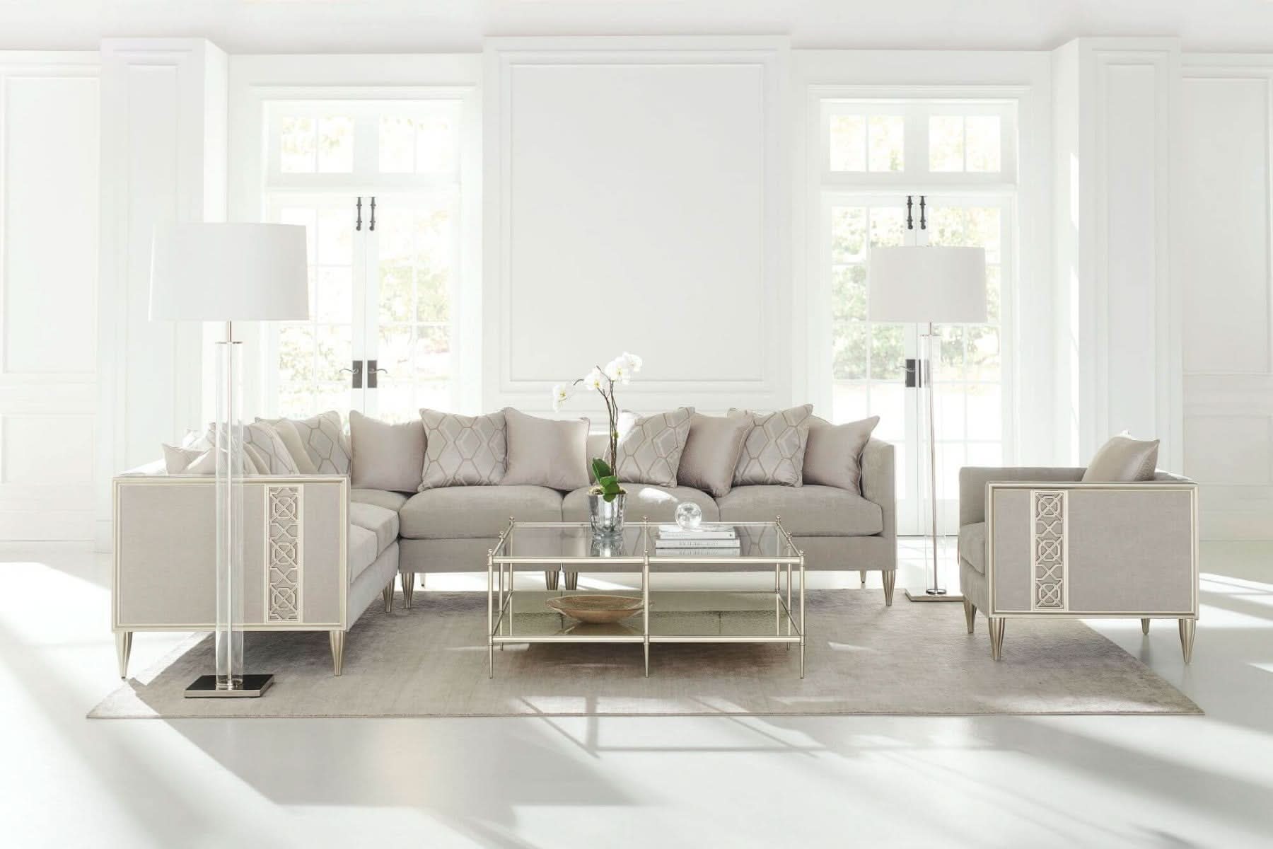 Caracole Perfectly Square Coffee Table   Nicholas John Interiors