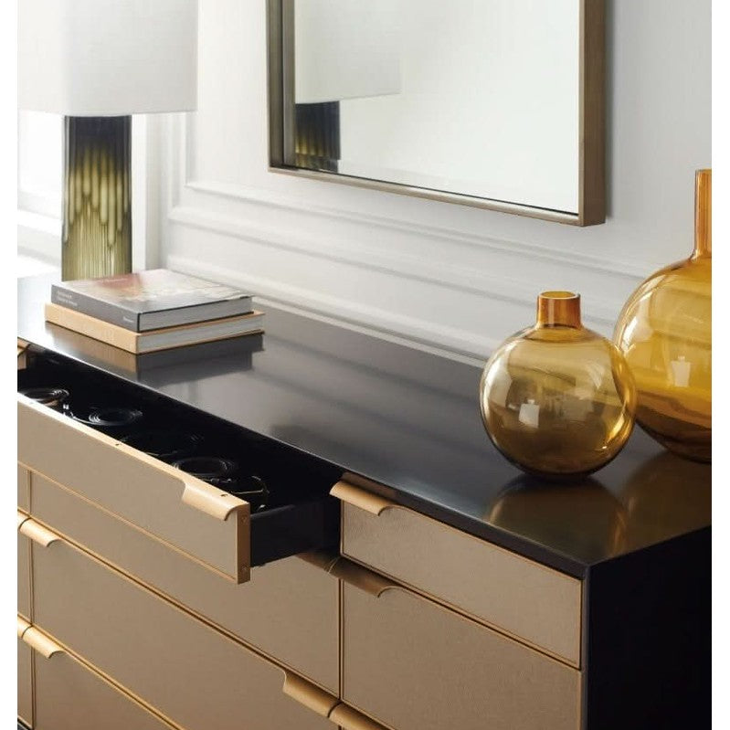 Caracole All Wrapped Up Dresser in Dark Chocolate   Nicholas John Interiors