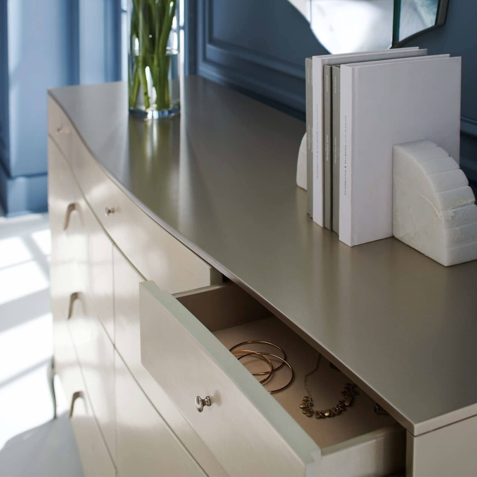 Caracole Dress to Impress Bedroom Chest of Drawers   Nicholas John Interiors