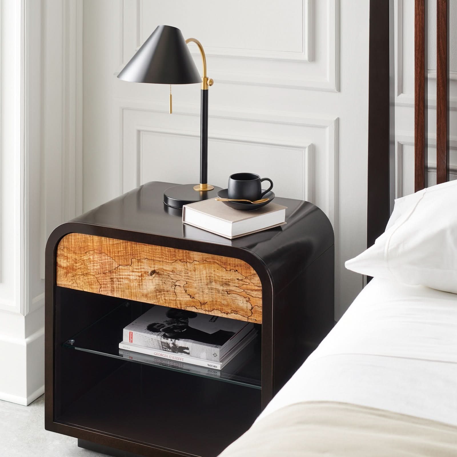 Caracole Excess Knot Bedside Table   Nicholas John Interiors
