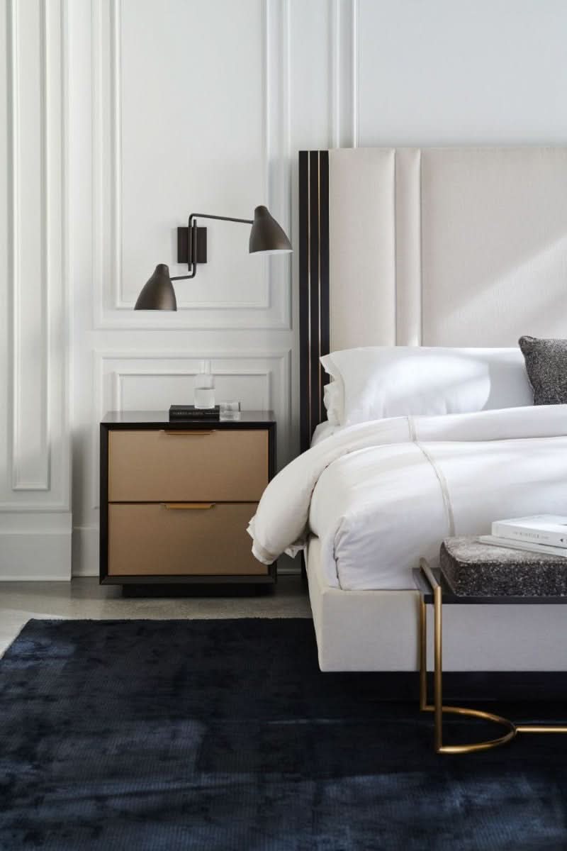 Caracole Double Wrap Bedside Table   Nicholas John Interiors