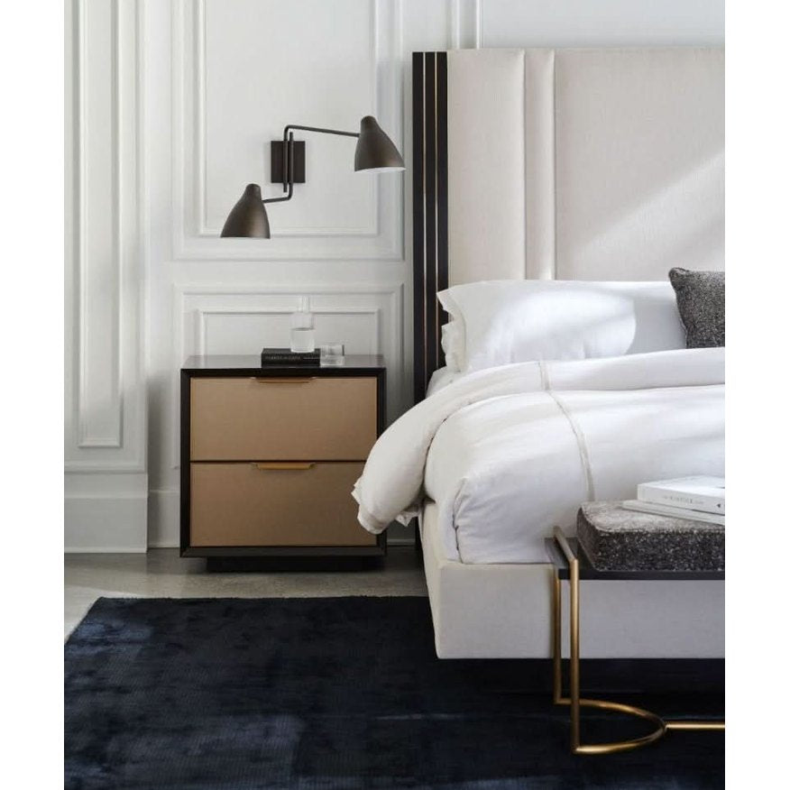 Caracole Double Wrap Bedside Table   Nicholas John Interiors
